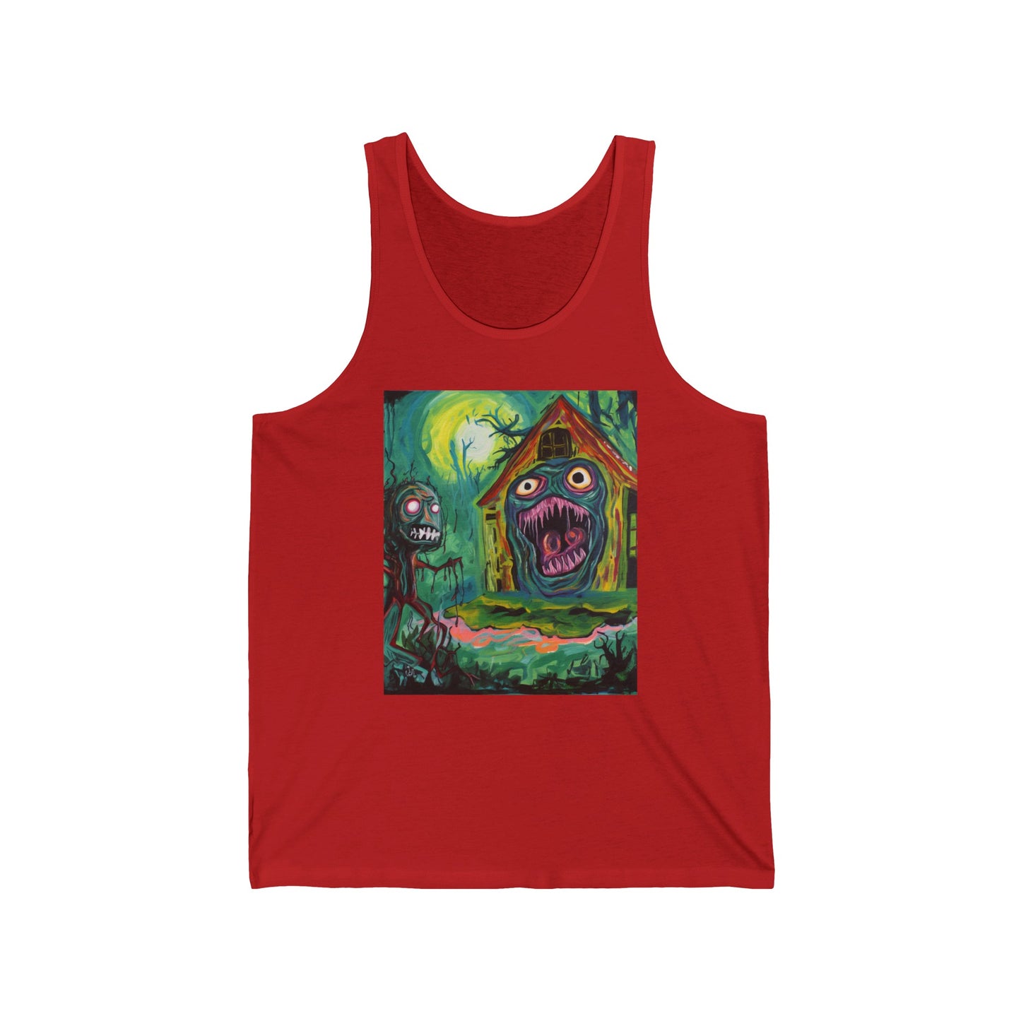 Haunted House Tank Top